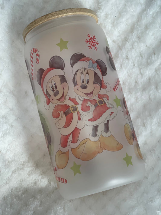 Christmas mickey and minnie