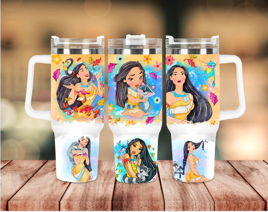 Pocahontas 40oz tumbler